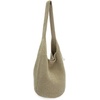 image:imageThe Sak 120 Hobo Bag  Large Womens Purse amp Shoulder Bag  Handbag With Back Zipper Pocket and Magnetic Snap ClosureBamboo Static