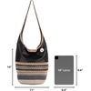 image:imageThe Sak 120 Hobo Bag  Large Womens Purse amp Shoulder Bag  Handbag With Back Zipper Pocket and Magnetic Snap ClosureBlack Seminyak
