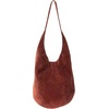 image:imageThe Sak 120 Hobo Bag  Large Womens Purse amp Shoulder Bag  Handbag With Back Zipper Pocket and Magnetic Snap ClosureCinnamon Suede