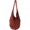 image:imageThe Sak 120 Hobo Bag  Large Womens Purse amp Shoulder Bag  Handbag With Back Zipper Pocket and Magnetic Snap ClosureCinnamon Suede