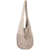 image:imageThe Sak 120 Hobo Bag  Large Womens Purse amp Shoulder Bag  Handbag With Back Zipper Pocket and Magnetic Snap ClosureCrochet Ecru Multi Beads