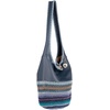 image:imageThe Sak 120 Hobo Bag  Large Womens Purse amp Shoulder Bag  Handbag With Back Zipper Pocket and Magnetic Snap ClosureIndigo Seminyak
