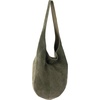 image:imageThe Sak 120 Hobo Bag  Large Womens Purse amp Shoulder Bag  Handbag With Back Zipper Pocket and Magnetic Snap ClosureMoss Suede