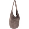 image:imageThe Sak 120 Hobo Bag  Large Womens Purse amp Shoulder Bag  Handbag With Back Zipper Pocket and Magnetic Snap ClosureMushroom Suede