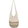 image:imageThe Sak 120 Hobo Bag  Large Womens Purse amp Shoulder Bag  Handbag With Back Zipper Pocket and Magnetic Snap ClosureStone Neutral Seminyak