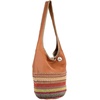 image:imageThe Sak 120 Hobo Bag  Large Womens Purse amp Shoulder Bag  Handbag With Back Zipper Pocket and Magnetic Snap ClosureTobacco Seminyak