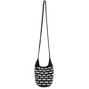 image:imageThe Sak 121 Crossbody Bag in Crochet Single Crossbody StrapBlack Tile