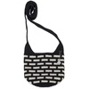image:imageThe Sak 121 Crossbody Bag in Crochet Single Crossbody StrapBlack Tile