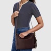 image:imageThe Sak Alameda Leather Crossbody Purse  Leather Womens Handbag for Everyday amp Travel  Cross Body Bag With ZipperMahogany