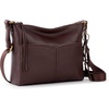image:imageThe Sak Alameda Leather Crossbody Purse  Leather Womens Handbag for Everyday amp Travel  Cross Body Bag With ZipperMahogany