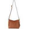 image:imageThe Sak Alameda Leather Crossbody Purse  Leather Womens Handbag for Everyday amp Travel  Cross Body Bag With ZipperTobacco Floral Embossed