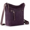 image:imageThe Sak Ashland Crossbody Purse  Womens Leather Handbag For Everyday amp Travel  Cross Body With Adjustable Shoulder StrapAubergine Suede