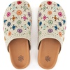 image:imageThe Sak Bolinas Clog Shoe  Womens Slip On Sandal for Indoor amp Outdoor Use  Classic Comfortable Mule Shoes for EverydayNatural Multi Flowers
