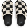 image:imageThe Sak Bolinas Clog for Kids in Crochet and Leather Slip On EntryBlack Check