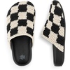 image:imageThe Sak Bolinas Clog for Kids in Crochet and Leather Slip On EntryBlack Check