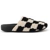 image:imageThe Sak Bolinas Clog for Kids in Crochet and Leather Slip On EntryBlack Check