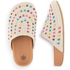 image:imageThe Sak Bolinas Clog for Kids in Crochet and Leather Slip On EntryEcru Multi Beads