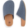 image:imageThe Sak Bolinas Clog for Kids in Crochet and Leather Slip On EntryMaritime