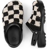 image:imageThe Sak Bolo Clog Shoe  Womens Slip On Crochet Sandal for Indoor amp Outdoor Use Lightweight Comfortable Mule ShoesBlack Check