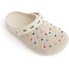 image:imageThe Sak Bolo Clog Shoe  Womens Slip On Crochet Sandal for Indoor amp Outdoor Use Lightweight Comfortable Mule ShoesEcru Multi Beads