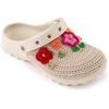 image:imageThe Sak Bolo Clog Shoe  Womens Slip On Crochet Sandal for Indoor amp Outdoor Use Lightweight Comfortable Mule ShoesFlower Ecru