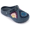 image:imageThe Sak Bolo Clog Shoe  Womens Slip On Crochet Sandal for Indoor amp Outdoor Use Lightweight Comfortable Mule ShoesMaritime Multi Patch