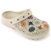 image:imageThe Sak Bolo Clog Shoe  Womens Slip On Crochet Sandal for Indoor amp Outdoor Use Lightweight Comfortable Mule ShoesNatural Multi Flower