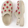 image:imageThe Sak Bolo Clog Shoe  Womens Slip On Crochet Sandal for Indoor amp Outdoor Use Lightweight Comfortable Mule ShoesNatural Strawberries