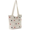 image:imageThe Sak Casual Classics Tote Bag  Hand Crochet Womans Purse For Everyday Travel Beach Bag  Handbag With Shoulder StrapsNatural Multi Stars