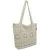 image:imageThe Sak Crafted Classics Large Carryall  Hand Crochet Womens Purse For Everyday Travel Beach Bag  Carryall Shoulder Bag Straps  Natural Medallion