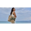 image:imageThe Sak Crafted Classics Tote Bag  Hand Crochet Womens Purse For Everyday Travel Beach Bag  Carryall Shoulder Bag StrapsPalm Tree