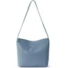image:imageThe Sak De Young Hobo Bag  Premium Leather Womens Handbag for Everyday amp Travel  Durable Large Purse With Zipper PocketMaritime