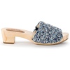 image:imageThe Sak Ella Clog Sandal in Crochet Slip On ShoeBlue Static Shell