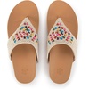 image:imageThe Sak Everly Slide Sandal  Womens Flat Fashion Slides with Soft Cushion Sole  Beach Slip On Sandals For EverydayEcru Multi Beads