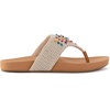image:imageThe Sak Everly Slide Sandal  Womens Flat Fashion Slides with Soft Cushion Sole  Beach Slip On Sandals For EverydayEcru Multi Beads