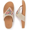 image:imageThe Sak Everly Slide Sandal  Womens Flat Fashion Slides with Soft Cushion Sole  Beach Slip On Sandals For EverydayEcru Multi Beads
