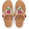 image:imageThe Sak Everly Slide Sandal  Womens Flat Fashion Slides with Soft Cushion Sole  Beach Slip On Sandals For EverydayFlower Ecru