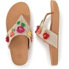 image:imageThe Sak Everly Slide Sandal  Womens Flat Fashion Slides with Soft Cushion Sole  Beach Slip On Sandals For EverydayFlower Ecru