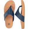 image:imageThe Sak Everly Slide Sandal  Womens Flat Fashion Slides with Soft Cushion Sole  Beach Slip On Sandals For EverydayIndigo