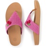 image:imageThe Sak Everly Slide Sandal  Womens Flat Fashion Slides with Soft Cushion Sole  Beach Slip On Sandals For EverydayPink Cherries