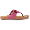 image:imageThe Sak Everly Slide Sandal  Womens Flat Fashion Slides with Soft Cushion Sole  Beach Slip On Sandals For EverydayPink Cherries