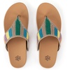 image:imageThe Sak Everly Slide Sandal  Womens Flat Fashion Slides with Soft Cushion Sole  Beach Slip On Sandals For EverydaySummertide Stripe