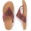 image:imageThe Sak Everly Slide Sandal  Womens Flat Fashion Slides with Soft Cushion Sole  Beach Slip On Sandals For EverydaySunset Stripe
