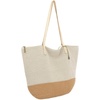 image:imageThe Sak Faye Tote in Crochet Double Shoulder Straps Natural amp Bamboo Block