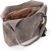 image:imageThe Sak Huntley Hobo Bag  Premium Leather Womens Purse for Everyday amp Travel  Handbag with Shoulder Bag StrapsMushroom Suede