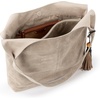 image:imageThe Sak Huntley Hobo Bag  Premium Leather Womens Purse for Everyday amp Travel  Handbag with Shoulder Bag StrapsSand Suede