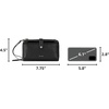 image:imageThe Sak Iris Smartphone Crossbody Purse  Small Womens Cellphone Bag amp Wallet For Everyday Convertible Wristlet With ZipperBlack  Leather