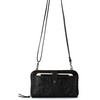 image:imageThe Sak Iris Smartphone Crossbody Purse  Small Womens Cellphone Bag amp Wallet For Everyday Convertible Wristlet With ZipperBlack Emboss  Leather
