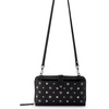 image:imageThe Sak Iris Smartphone Crossbody Purse  Small Womens Cellphone Bag amp Wallet For Everyday Convertible Wristlet With ZipperBlack Stud  Leather