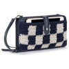 image:imageThe Sak Iris Smartphone Crossbody Purse  Small Womens Cellphone Bag amp Wallet For Everyday Convertible Wristlet With ZipperDenim Check
